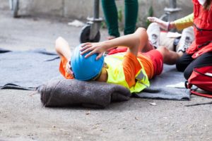 First aid after workplace accident
